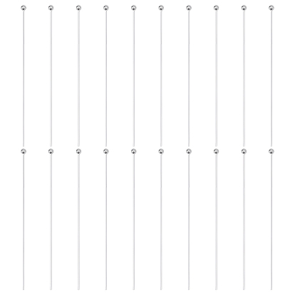 20 шт. 925 булавки с шаровидной головкой из стерлингового серебра, с замшевой тканью из поликарбоната квадратной серебряной полировальной салфеткой