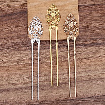 Alloy Hair Sticks, Long-Lasting Plated, Hair Accessories for Woman