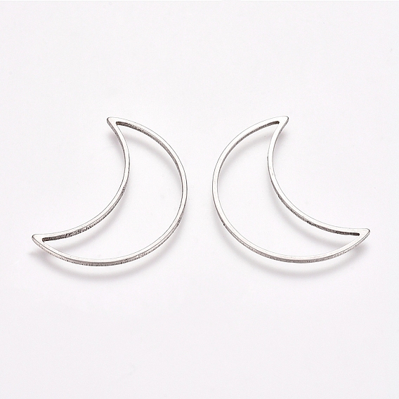 304 нержавеющей стали связывающий кольца, для изготовления ювелирных изделий, луна