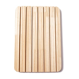 Ausstellungsständer aus Holz, für Ring Ohrringe Halskette Armband Organizer, Rechteck