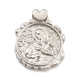 304 подвески из нержавеющей стали, сердце с подвесками Сен-Жерар