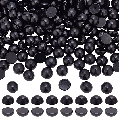 200шт. кабошоны из дерева схима, окрашенные, полукруглый