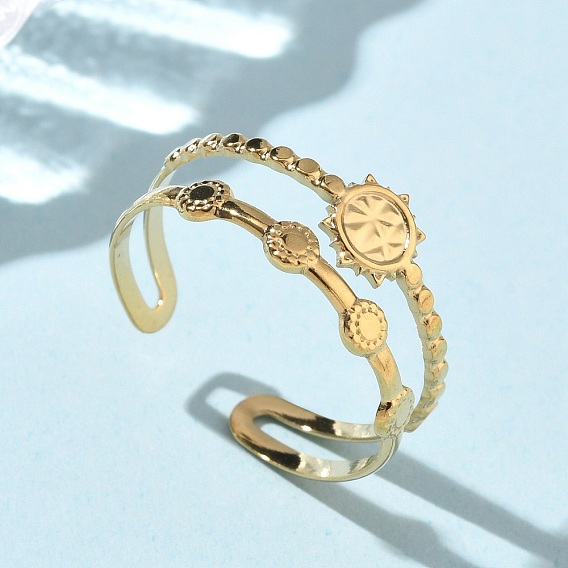 304 из нержавеющей стали манжеты кольца, солнце, ионное покрытие (ip)