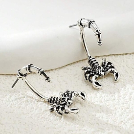 Alloy Scorpio Stud Earrings