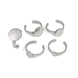 304 компоненты манжетного кольца из нержавеющей стали, простые настройки кольца пэда, плоско-круглые