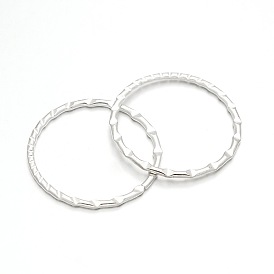 Ring Barrel Plated Iron Linking Rings, 35x1mm
