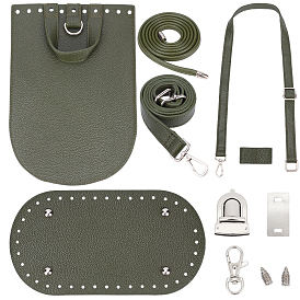 Pu Leder Umhängetasche Herstellung Kits, handgefertigte Umhängetasche, Geldbörse Brieftasche Stricken Häkeltasche