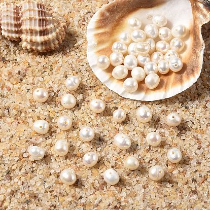 10шт. натуральные пресноводные жемчужные бусины, картофель