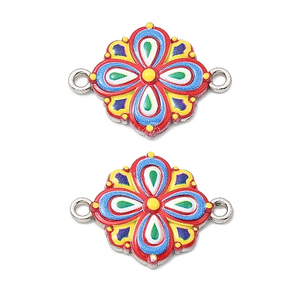 3d печатные соединительные подвески из сплава, красные цветочные ссылки