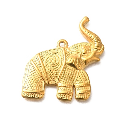 Ионное покрытие (ip) 304 подвески из нержавеющей стали, очарование слона