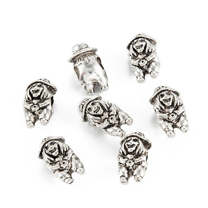 European Alloy Beads, Tibetan Style Large Hole Beads, Witch