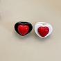 Акриловые кольца в форме сердца для женщин