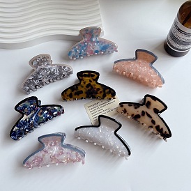 Retro Chic Hair Clip with Fashionable Patchwork Design for Girls and Women