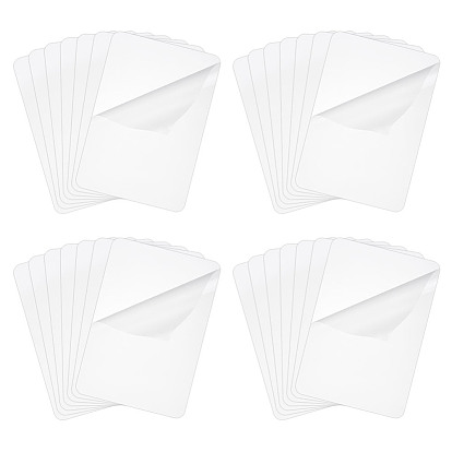 100 шт. ПЭТ и ЭВА ламинирующие пакеты пленка для защиты фотографий, для горячего ламинатора, прямоугольные