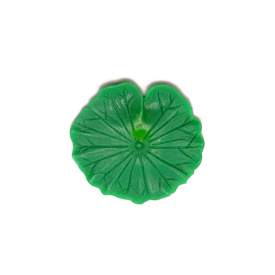 Украшение из искусственных водных растений из смолы, листьев лотоса, для украшения аквариума в микроландшафтном стиле