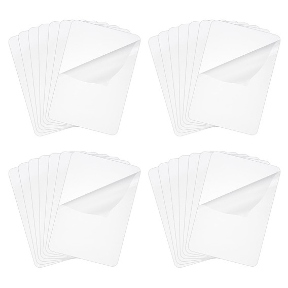 100 шт. ПЭТ и ЭВА ламинирующие пакеты пленка для защиты фотографий, для горячего ламинатора, прямоугольные