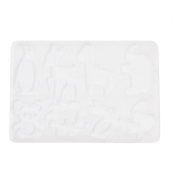 DIY силиконовые формы для кулона, формы для литья смолы, инструменты для производства глиняных ремесел, животное