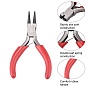 3 inch Carbon Steel Mini Pliers Round Nose Pliers, Polishing, 75~80mm
