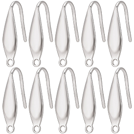 80 шт 316 хирургические крючки для серег из нержавеющей стали