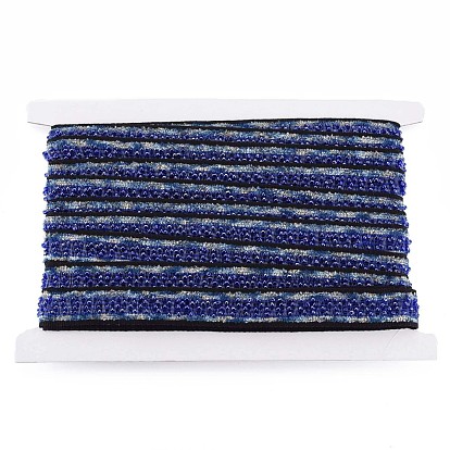 Nylon Ribbon, with Glass Seed Beads