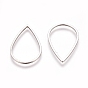 304 нержавеющей стали связывающий кольца, для изготовления ювелирных изделий, слеза