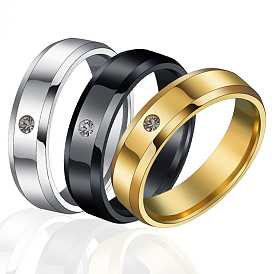 304 Кольца из нержавеющей стали с кристаллами и стразами