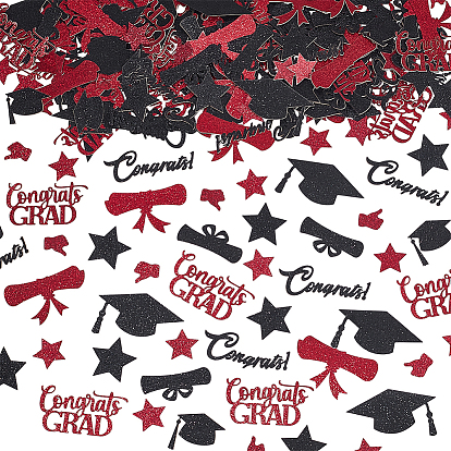 200шт. 2пакеты бумажные конфетти, для оформления выпускного вечера, разнообразные