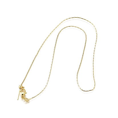 1мм латунная цепочка «бостон» регулируемые слайдеры ожерелья, без свинца и без кадмия, долговечный, стойки покрытие