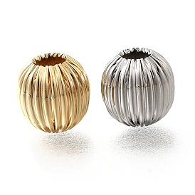 Латунные бусины, без кадмия, без никеля и без свинца, круглые