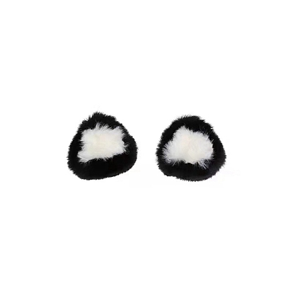 Cartoon Cat Ear Plush Claw Hair Clips, Hair Accessories for Girls
