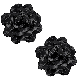 2 шт. атласные броши, цветок