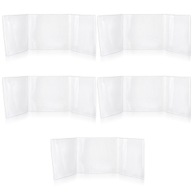 Étui de protection en plastique pour cartes de mahjong, rectangle
