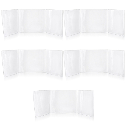Étui de protection en plastique pour cartes de mahjong, rectangle