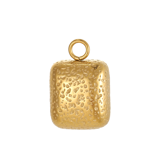 304 подвески из нержавеющей стали, прямоугольник амулеты, ионное покрытие (ip)