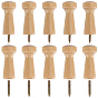 Wood Coat Hook, Wall Mounted Hooks, with Screw