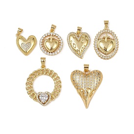 Латунные микро проложить кубического циркония подвески, долговечный, без кадмия и без свинца, стойки покрытие, реальный 18 k позолоченный