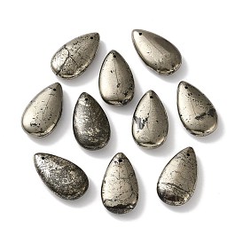 Натуральный пирит подвески, слезинки