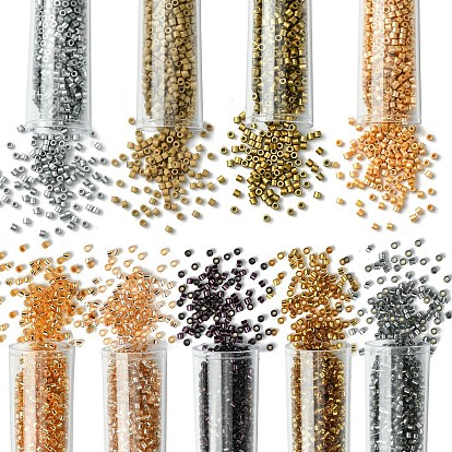 10080шт 9 цвета краска для выпечки стеклянный бисер, цилиндр