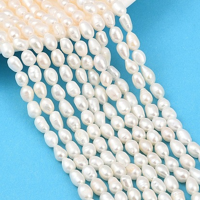 Нити из натурального культивированного пресноводного жемчуга, рис, класс 3