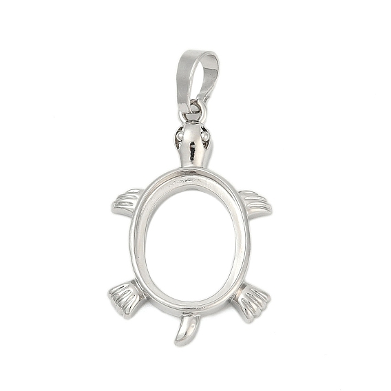 Сеттинги для кулона (кабошонов), латунь , настройки открытой спины, черепаха