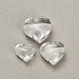 Natural Quartz Crystal Beads, Rock Crystal, Heart