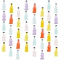 42 Stk. 7 Farben Harz Cabochons, Alkohol / Flasche
