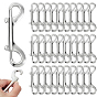30Pcs Alloy Double Lobster Claw Clasps