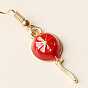 Charming Christmas Balloon Earrings with Delicate Snowflake Design - Cute and Stylish Fashion Accessories