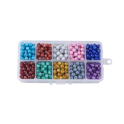 Drawbench Glass Beads, Round