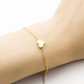 Amour dame bracelet collier serrure ronde clavicule chaîne accessoires bijoux