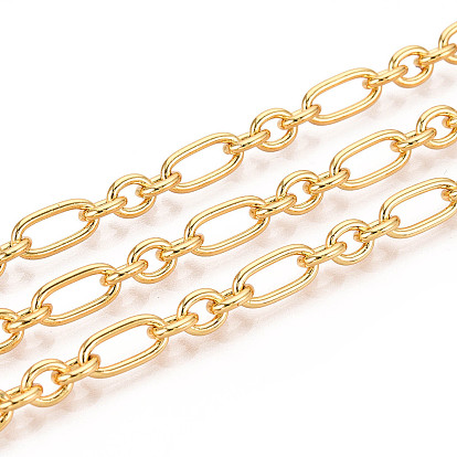 Латунные овальные звенья цепи, пайки, с катушкой