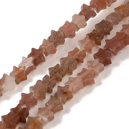 Природных фиолетовых авантюрин бисер нитей, звезда