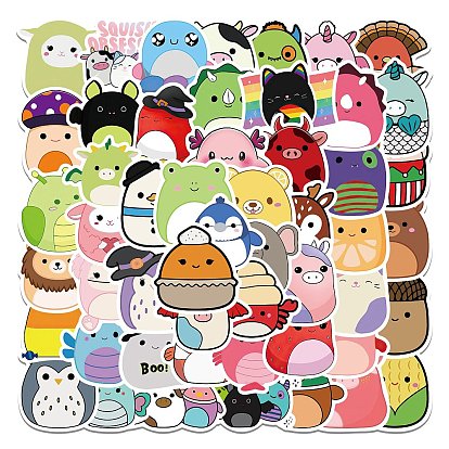 Cartoon Waterproof PVC Plastic Sticker Labels, Self-adhesion, for Water Bottles, Laptop, Luggage, Cup, Computer, Mobile Phone, Skateboard, Guitar Stickers
