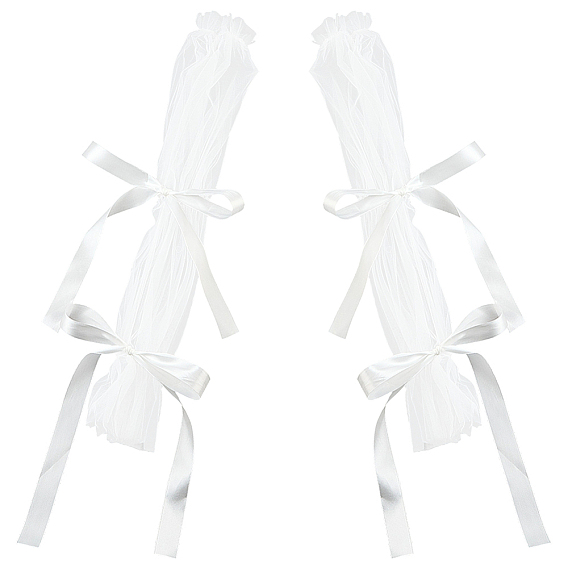 1 Пара полиэстеровых нарукавников для невесты